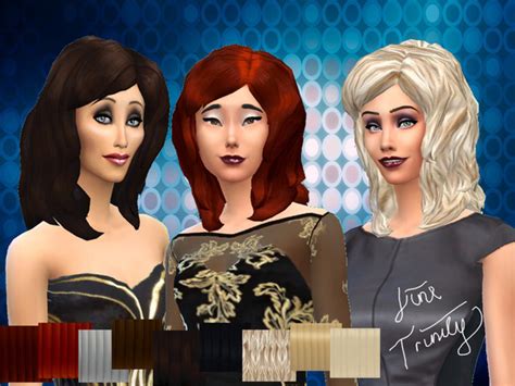 Sims 4 Hairs ~ The Sims Resource New Mesh Fluffy