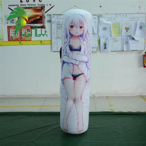 Hongyi Inflatable Sexy Japanese Anime Pillow With Sph Hole For Men