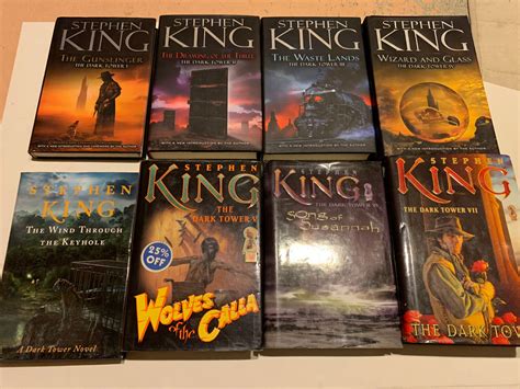 Stephen King The Dark Tower Complete Series Set Lot Novel Book