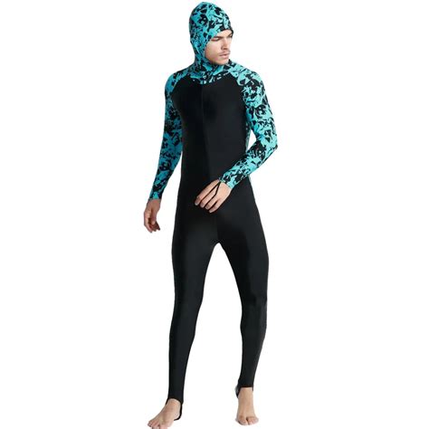 Men S Full Body Swimsuit Sun Uv Protective Upf50 Stinger Suit Dive Skin Upf50 Long Sleeve