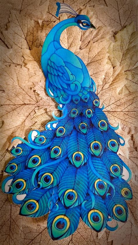 One Edible Teal Blue Peacock Collection Etsy Peacock Ceiling Tiles