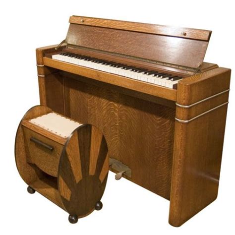 Art Deco piano and Stool item #741 For Sale | Antiques.com | Classifieds