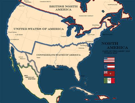 Alt Hist 1910 World Atlas North America Imaginarymaps