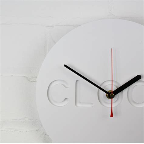 Minimalist Clock O Clock Homeware Furniture And Ts Mocha