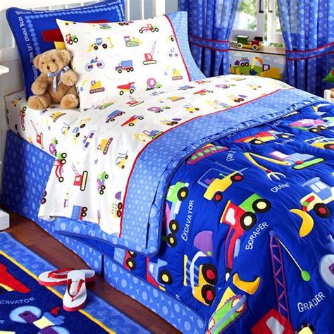 Shop for boys bedding sets in kids' bedding. Blue Construction Bedding for Boys Twin Full/Queen ...