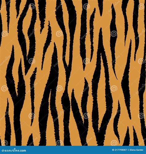 Modello A Tigre Senza Saldatura Safari Arancio Di Gatto Del Bengala Arte Della Pelle Di