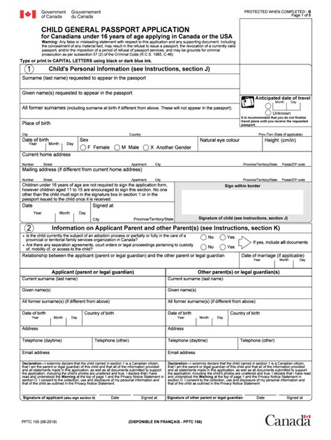 Canadian Passport Applications 2019 2024 Form Fill Out And Sign