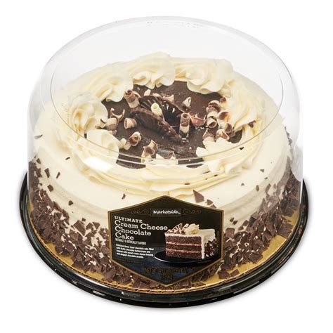 As with the majority of other bakeries, walmart cakes prices are structured around their size. Marketside Ultimate Cream Cheese Chocolate Cake, 49 oz ...