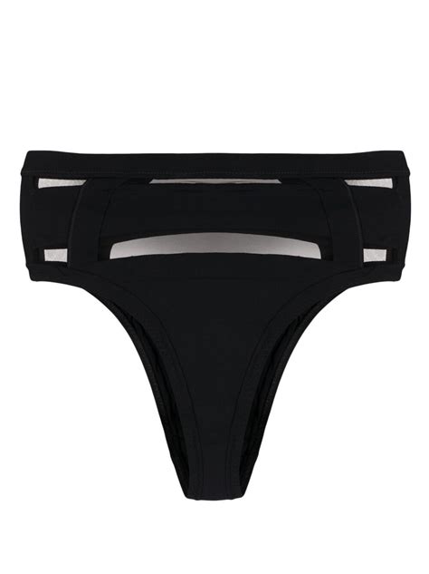 Agent Provocateur Fynlee High Waisted Bikini Bottoms Black Modes