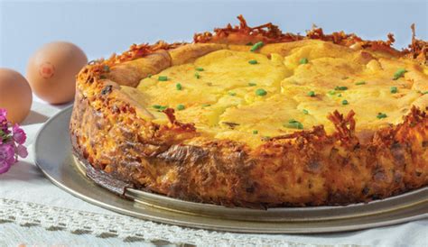 Hash Brown And Chive Goat Cheese Quiche Recipe Egglands