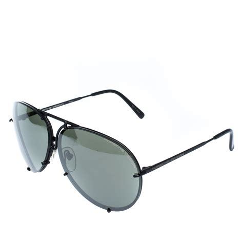 porsche design black p 8478 aviator sunglasses porsche design tlc