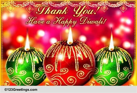 A Diwali Thank You Free Thank You Ecards Greeting Cards 123 Greetings