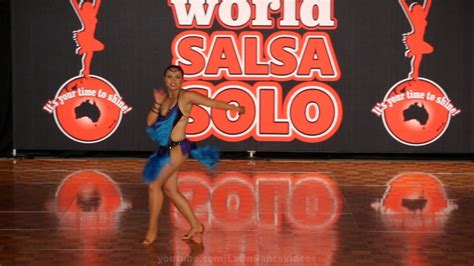 Wss And Bldf 2016 Amateur Female Salsa Soloist Finals Joanna Świetlicka Youtube