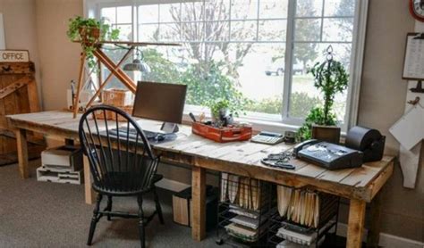 20 Great Farmhouse Home Office Design Ideas