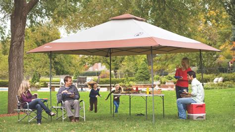10 x 10 pop up canopy with straight legs provides a true 100 square feet of ample cooling shade for about 15 people. Best Pop Up Tents For Family Camping | TouristSecrets