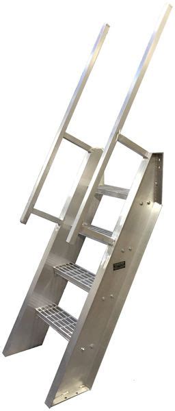 Welded Aluminum Ships Ladder Hatch Access Roof Access Ladders