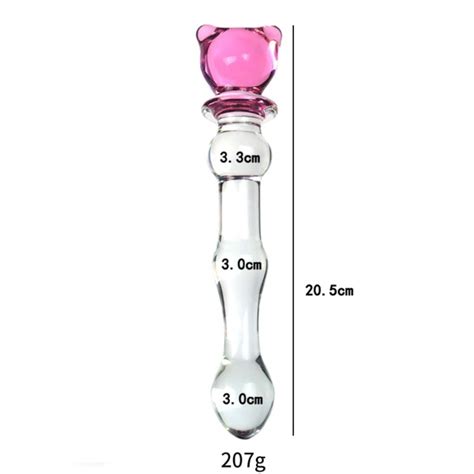 Glass Dildos Cute Bear Crystal Anal Dildos Adult Sex Toys For Women Men Shein Usa