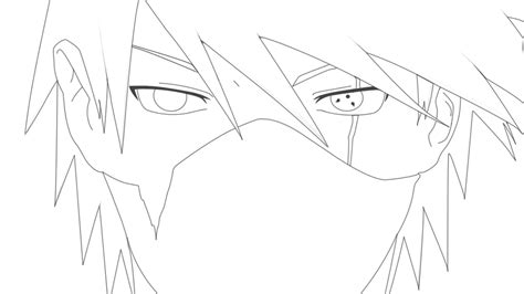 Kakashi Lineart