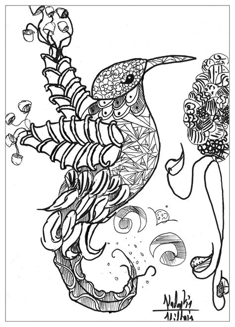 Complex Coloring Pages Of Animals - Coloring Home