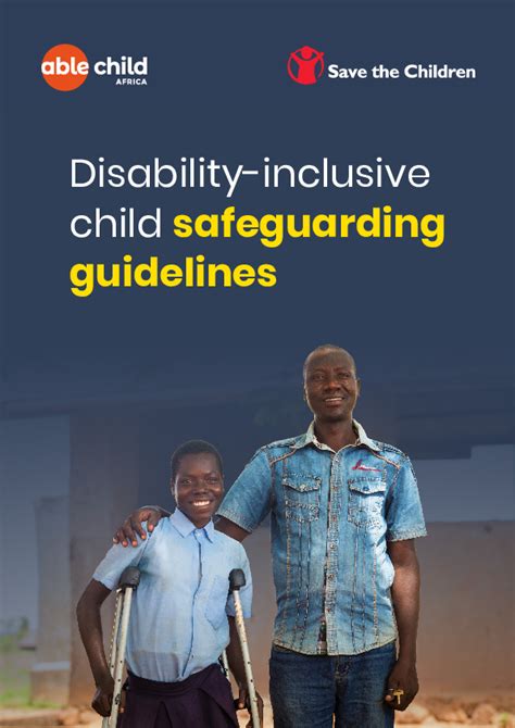 Disability Inclusive Child Safeguarding Guidelines Save The Children