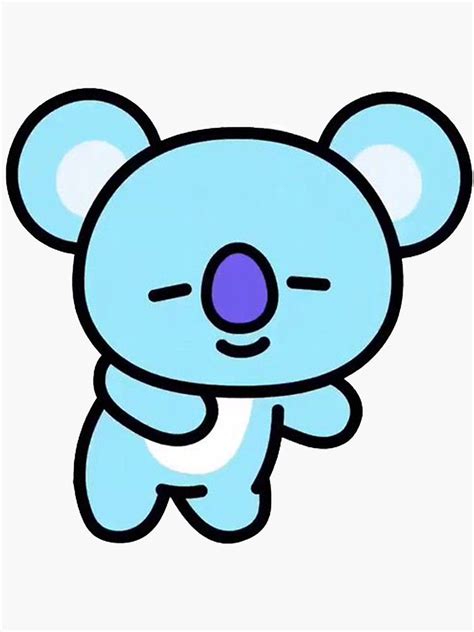 koya bt21 rm de itsnina gambar karakter ilustrasi