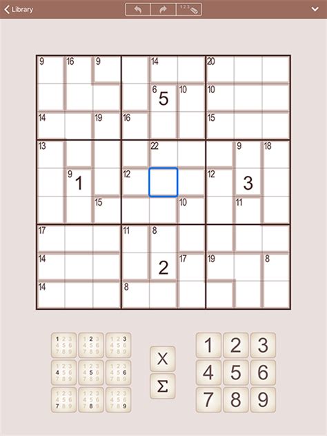 Killer Sudoku Combinations