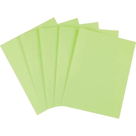 Staples Brights Colored Paper 8 12 X 11 Green Ream 25206 Walmart