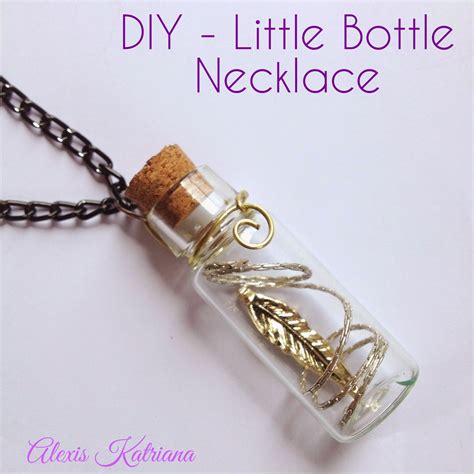 Studs Kandi And Stilettos Diy Little Bottle Necklace
