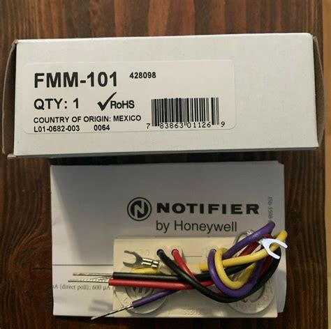Brand New Notifier Fmm 101 Addressable Mini Monitor Module Free Shipping Ebay