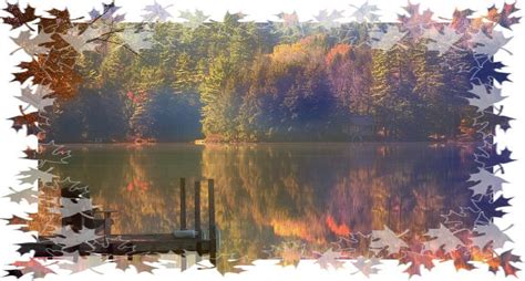 Vermont Autumn Lakeside Photograph By Sherman Perry