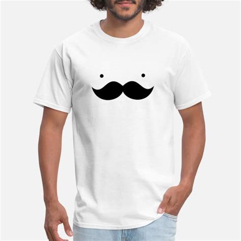 Shop Moustache Face T Shirts Online Spreadshirt
