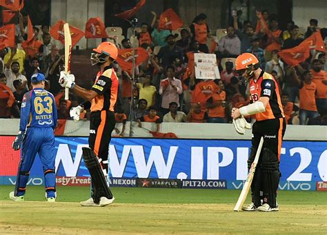 ipl 2018 shikhar dhawan stars as hyderabad outplays rajasthan