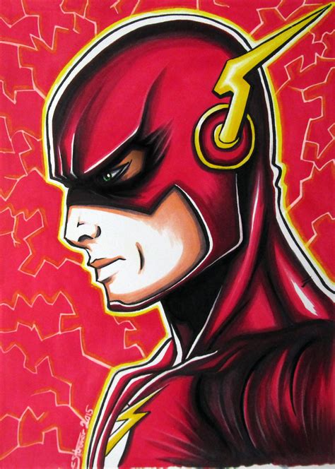 The Flash Copic Marker Drawing By Lethalchris On Deviantart