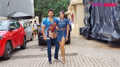 Prime Videos Bawaal Actors Varun Dhawan And Janhvi Kapoor Spotted At Pvr Dynamix Mall Juhu