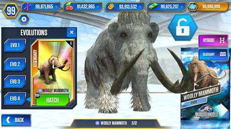 Woolly Mammoth Pack Unlocked Woolly Mammoth 999 Jurassic World The