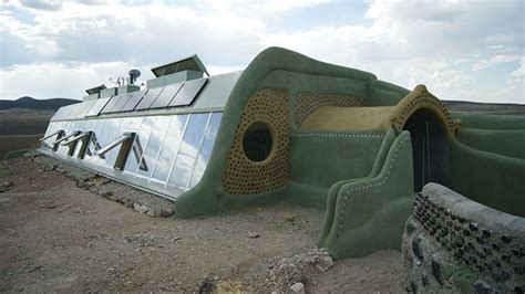 Earthship A Type Of Passive Solar House Made Of Natural And Recycled