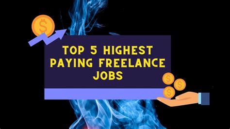 Top 5 Highest Paying Freelance Jobs Freelancing Jobs Job Writing Career