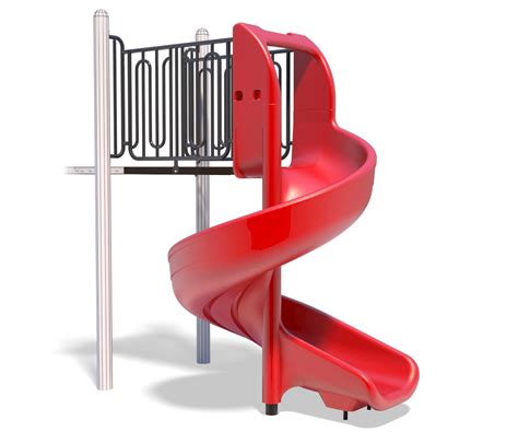 Spiral Slide For Playground Commercial Playground Slides