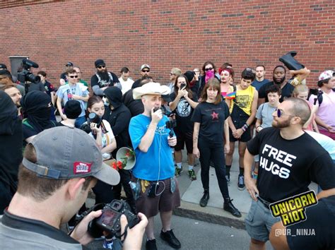 Unicorn Riot On Twitter Counter Demonstrators Are Gathered Near The