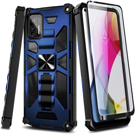 Nznd Case For Coolpad Legacy Brisa Cp As With Tempered Glass Screen Protector Full