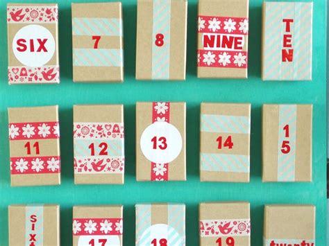 Make Your Own Advent Calendar The Pretty Bee