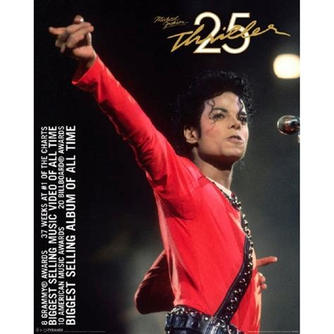 Michael Jackson Thriller 25t Laminated Poster 16 X 20
