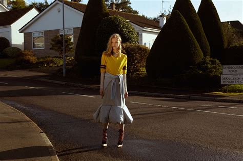 iain mckell s thematic fashion shoot suburban girl for the german flair magazine