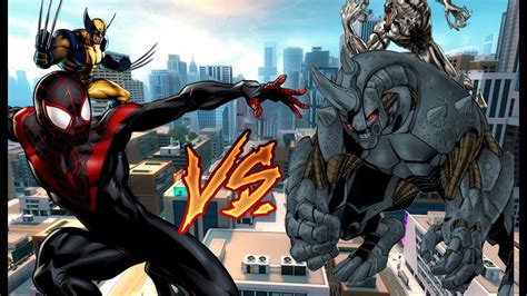 Miles Morales Mitando No Combate E Anti Venom Faminto Ultimate Spider