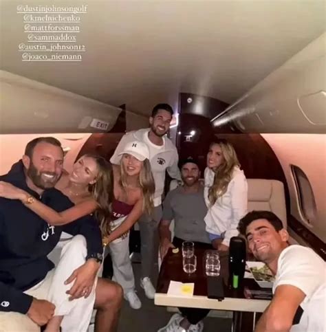 Paulina Gretzky Parties On Jet With Dustin Johnson After £35m Liv Golf