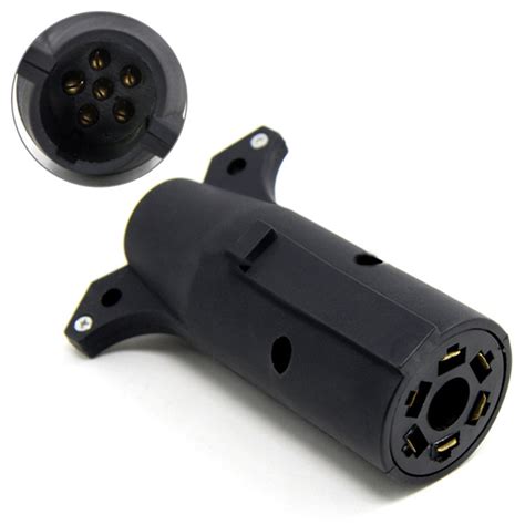 We did not find results for: Tirol T21850 USA 7 Pin Flat to 6 Pin Round Trailer Adapter Light Wiring Plug Connector 12V ...