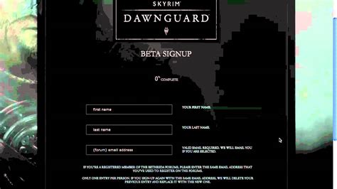 Maybe you would like to learn more about one of these? Skyrim DLC (Dawnguard) BETA - How To Access - YouTube