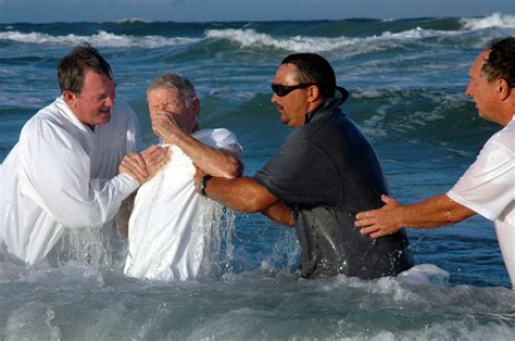 Baptisms At Midnight And In Atlantic Ocean Kick Off Effort To Baptize