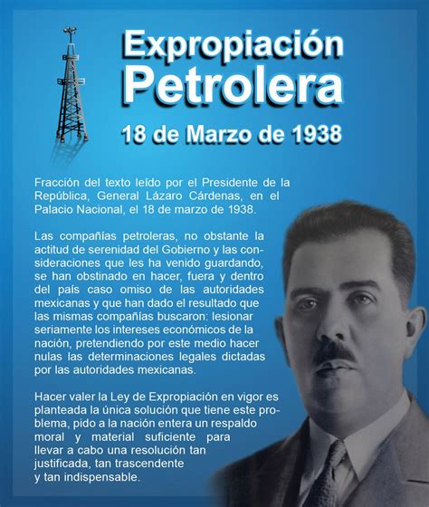 La expropiación fue real, está en el calendario y en las escuelas se hace una ceremonia, de ahí en más no se celebra. Saben por qué se celebra la Expropiación Petrolera? La ...