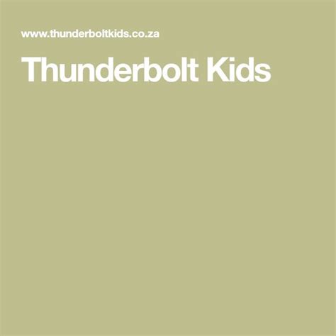 Thunderbolt Kids Thunderbolt Kids Vra